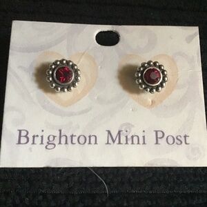 New Brighton Mini Post red earrings